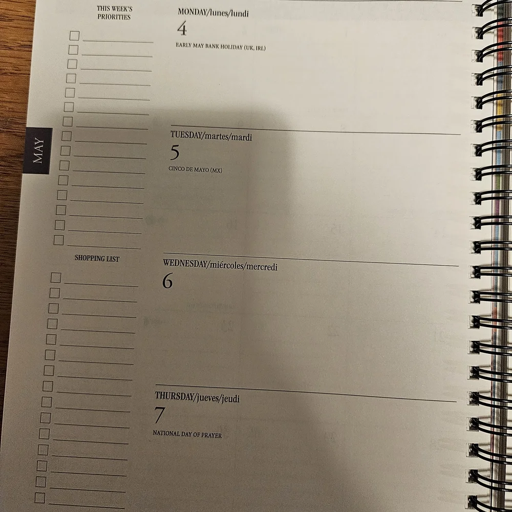 2026 Pink Lemon Spiral Planner - Paper Trail